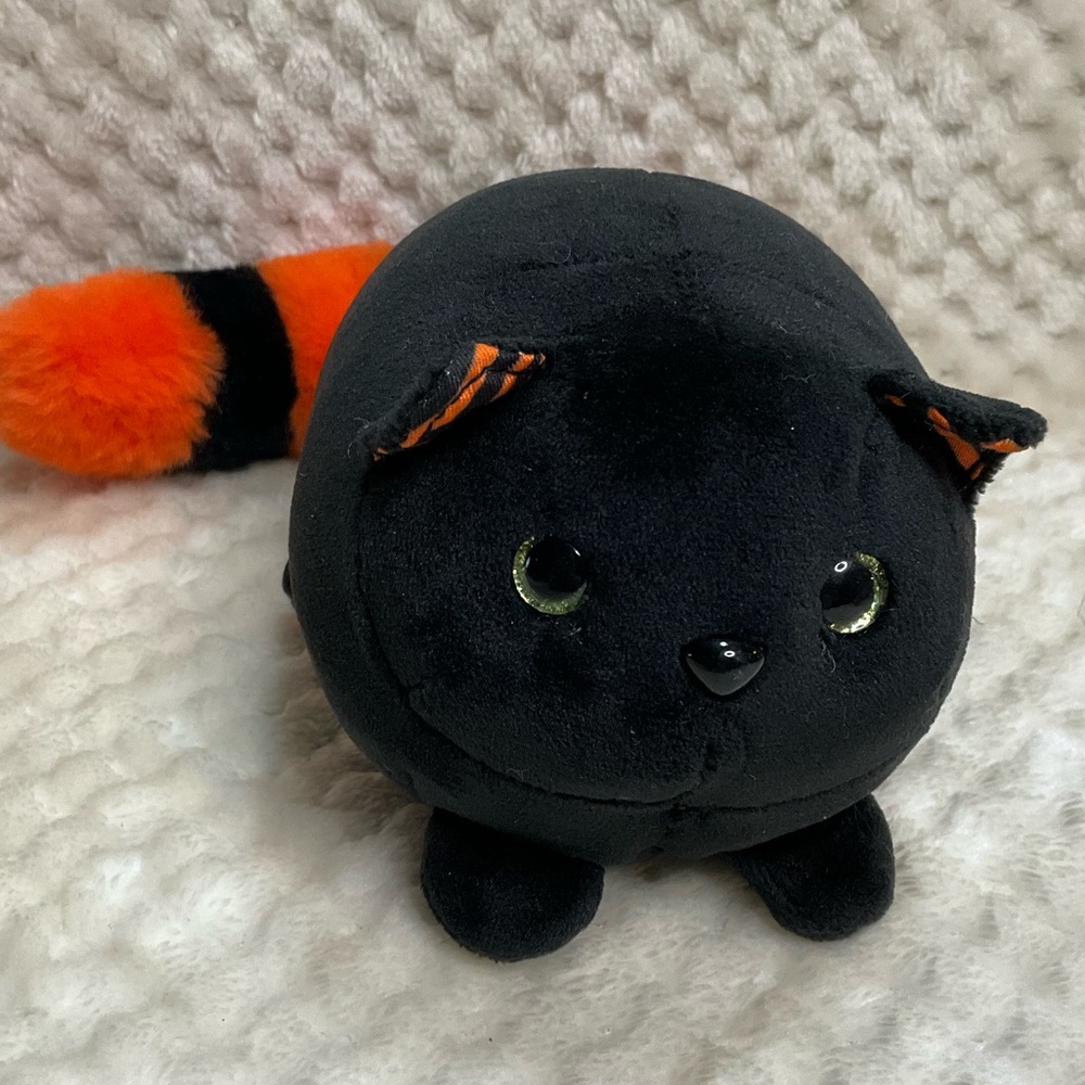 Douglas Cuddle Toy Plush Black and Orange Cat Stuffed Animal Toy